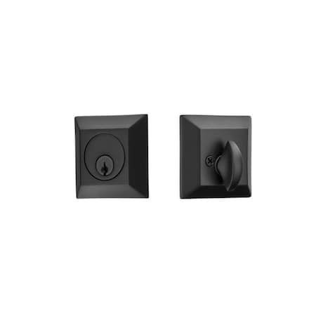 Emtek Flat Black Deadbolt 8478US19 8478US19